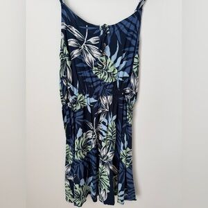 Tropical Roxy Print Dress